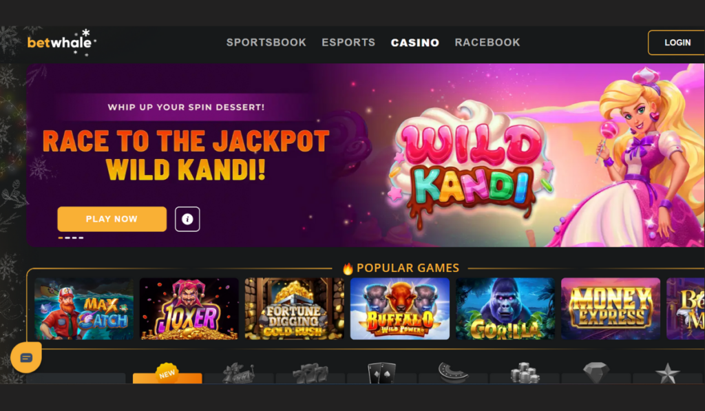 Betwhale Bitcoin Casino + Sportsbook - Fast Crypto Payouts