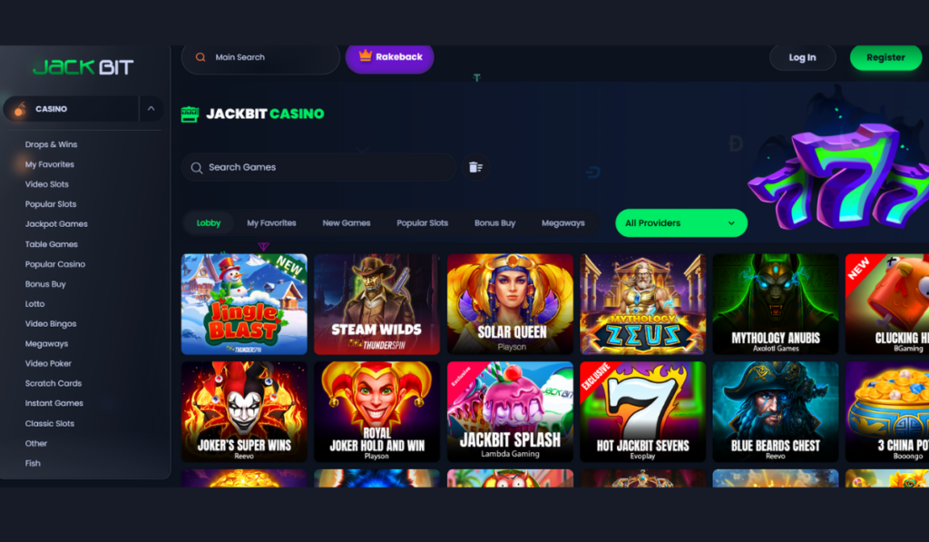 Jackbit Bitcoin Casino - Fast Withdrawals & High-Limit Betting