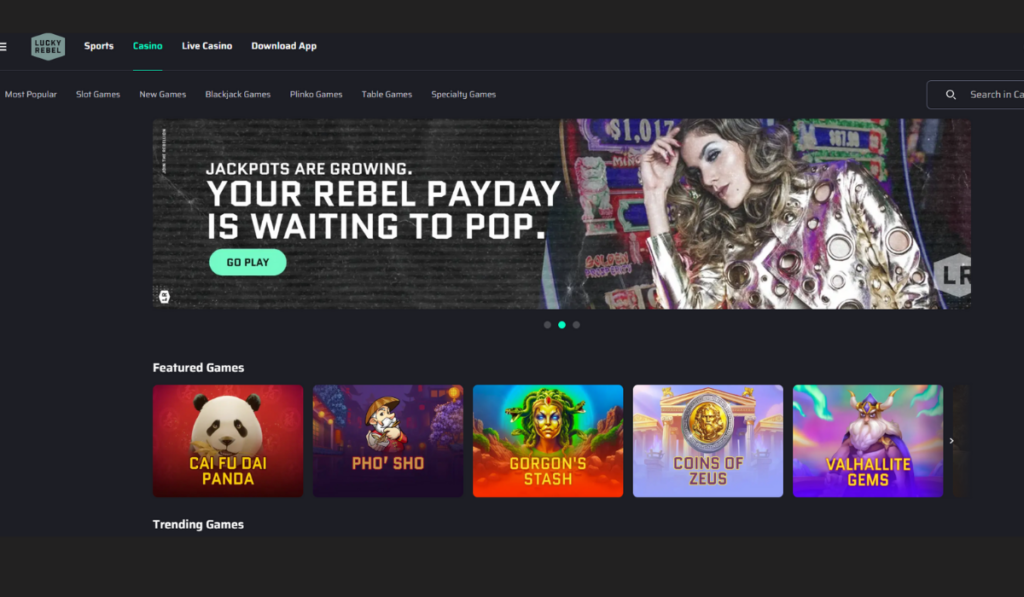 Lucky Rebel Bitcoin Casino 2026